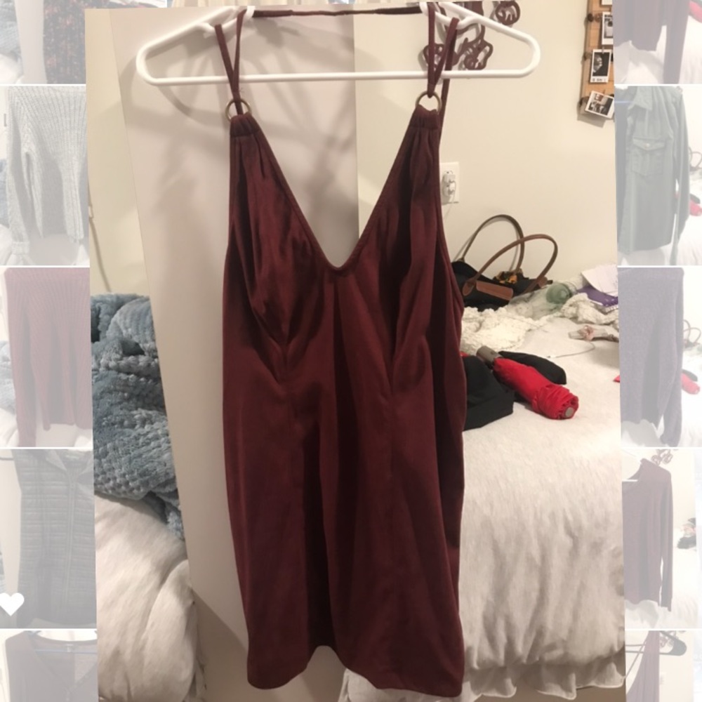 free people suede dress